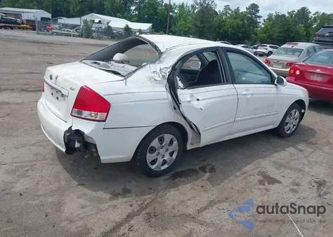 2009 Kia Spectra Ex from USA, damaged, VIN KNAFE221595606467